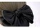 Bun Cover For Hair Hair Clip With Net Hair Nets For Buns,Ribbon Barrette With Net Chignon,Professional hair bun covers for women, Black Bun Cover Hair Tie, Black