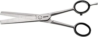 Jaguar Satin 30/30 Thinning and Texturizing Scissors, Right Handed Haircutting Shears, 6.0 Inch