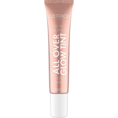 Catrice   All Over Glow Tint   Multi-Use Liquid Highlighter   Face &amp; Body   Vitamin C, Niacinamide, Squalene, and Panthenol   Long-lasting &amp; Lightweight   Vegan &amp; Cruelty Free (020   Keep Blushing)