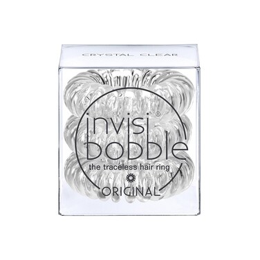 InvisiBobble The Traceless Hair Ring Original- Crystal Clear- 3pk