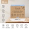 Natural Cosmetics 2-in-1 Solid Shower Bar + Moisturizer, Sensitive Formula, 80g