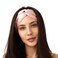 SLEEP &amp; GLOW Silk Luxury Headband 100% Mulberry 22 Momme Natural Silk Hairband Adjustable &amp; Durable Wrap for Hair (Rose Smoke)