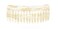 French Amie Ivory Cream 16 Teeth Handmade Medium Celluloid Acetate Side Hair Comb