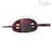 Parcelona French Classic Oval Brown Tortoise Shell Bun Cover Holder Hair Slider Pin Thru Hair Barrette Clip with Stick