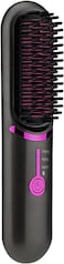 QUMOX Cordless Hair Straightener Brush, Portable Straightening Brush for Travel, Mini Hot Ionic Straightener Comb for Women, Ceramic Coating, Lightweight for Touch-ups (Charger Not Included)