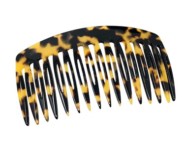 French Amie Tokyo Handmade Medium 16 Teeth Celluloid Acetate Side Hair Comb