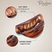 Parcelona French Crescent Cutout Shell Brown and Glossy Black Small 2 3/4" Celluloid Acetate Made in France Jaw Hair Claw Clip Clamps for Girls and Women