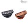 Parcelona French Crescent Cutout Shell Brown and Glossy Black Small 2 3/4" Celluloid Acetate Made in France Jaw Hair Claw Clip Clamps for Girls and Women