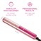 Lee Stafford Professional Hair Straightener/Flat Iron - Coco LoCo Ceramic Straightening Irons - Variable Temperature Control - Floating Plates - Pink Styler