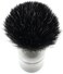 Edwin Jagger 1EJ339SYN Classic Black Synthetic Fibre Eco-Friendly Vegan Exfoliating Shaving Brush for Shaving Cream or Shaving Soap for Men and Women (Grey), Medium, Gray