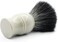 Edwin Jagger 1EJ339SYN Classic Black Synthetic Fibre Eco-Friendly Vegan Exfoliating Shaving Brush for Shaving Cream or Shaving Soap for Men and Women (Grey), Medium, Gray