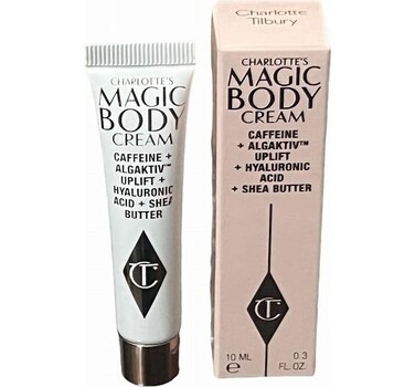 CHARLOTTE TILBURY Mini/Travel Size Magic Body Cream - 0.3 oz / 10 ml, white