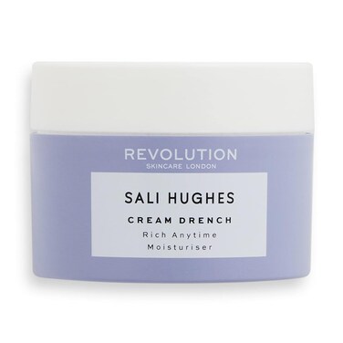 Revolution Skincare London X Sali Hughes, Drench-Rich Anytime Moisturiser, Face Moisturiser, 50ml
