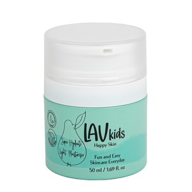 Super Hydrate Light Face Moisturise with Aloe vera, Sweet Almond Oil and Shea Butter 50ml, Gentle Kids and Baby Moisturiser Cream, Dermatologically Tested Face Cream for All Skin
