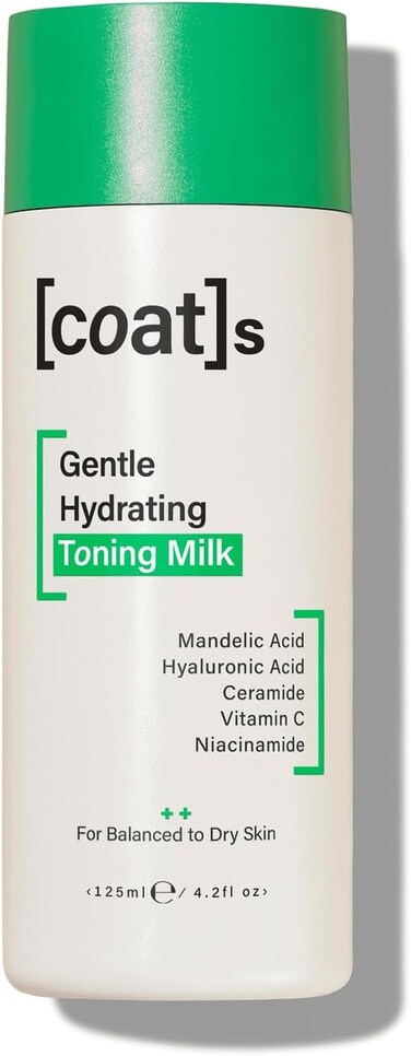 Coats Gentle Hydrating Toning Milk &ndash; Hydrates, Protects &amp; Exfoliates to Prevent Breakouts &ndash; Dermatologist Approved &amp; Clinically Proven &ndash; 4.2 oz