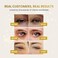 PLANTIFIQUE Gold Eye Patches for Puffy Eyes and Dark Circles 5 Pairs Under Eye Masks for Dark Circles and Puffiness Eye Gels with Collagen &amp; Caffeine Eye Patches Gold Eye Mask Skincare