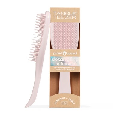 Tangle Teezer Plant-Based Ultimate Detangler Brush, Dry &amp; Wet Hair Brush, Eliminates Knots &amp; Reduces Breakage for All Hair Types, Marshmallow Pink