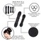 Styla Hair Bun Maker 4 Pack (2 Small, 2 Large) - Foam Sponge Buns with Hair Ties and Shaper Accessories for Updos, Ballet, French Twist, Waves &amp; More!