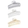 Clear Hair Claw Clips for Women Thick Hair Crystal Resin Large Hair Clips for Women Fine Hair Invisible Transparent Big Jaw Clips Hair Accessories