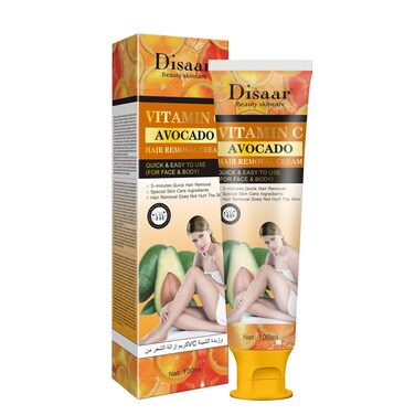 Vitamin C Avocado Face Body 3-minutes Quick Hair Removal Cream Depilating Moisturizing Skin 100ml