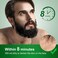Men's Dye Black Beard Plant Cream,Ammonia free and Unstimulated,Suitable Cover Mustache for Gray Beard Dyed Black,(Pcs 10)300 Ml