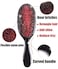 Boar Bristle Detangling Paddle Brush and Comb Set for Curly Fine Wavy Natural Tangled Hair, Anti-frizz Styling Hairbrush for Women Men, Boar Nylon Bristle Cushioned Brush