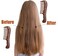 2 Pcs Hair Comb Set Wooden Wide Tooth Comb and Fine Tooth Comb for Women Men, Anti-static Detangling Hair Comb for Curly Fine Straight Wet Dry Hair, Natural Sandalwood Comb