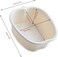 Foot Soaking Bath Basin: Plastic Foot Spa Basin for Soaking Feet - Foot Soaking Tub with Massage Dots - Roomy Foot Soak Bucket for Water Spa and Foot Massage (White)