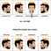 Beard Shaper Kit - Premium Shaping Tool - 100% Clear   Many Styles - The Ultimate Beard/Hair Lineup - Beard Stencil Guide Template 360 Rotation