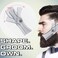 Beard Shaper Kit - Premium Shaping Tool - 100% Clear   Many Styles - The Ultimate Beard/Hair Lineup - Beard Stencil Guide Template 360 Rotation
