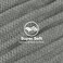 HOMEXCEL 5 Pack Large Microfiber Hair Towel Wrap for Women, Grey- 40 x 20 inches Super Soft, Fast Drying Turbans for Long, Thick, Curly Hair - Anti Frizz Wrap with Elastic Strap