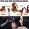 Boar Bristle Hair Brush Paddle Detangling Brush for Curly Fine Wavy Natural Tangled Hair, Anti-frizz Styling Hairbrush Comb for Women and Men, Boar Nylon Bristle Cushioned Brush