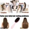 Boar Bristle Detangling Hair Brush for Curly Fine Straight Natural Hair, Anti-frizz Paddle Detangler Brush Styling Hairbrush for Women Men, Less Pulling and Hair Breakage