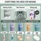 Tress Wellness Waxing Kit for Brazilian Wax - Easy to Use - For Sensitive Skin - Digital Display, Green Mountain