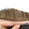 Mens Toupee for Men Hair System for men Human Hair Piece Replacement Ultra Thin Skin Mens Hair Unit All V-Looped Hairpieces transparent skin Toupee for Men(#7 Very Light Brown, 8"x10")