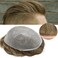 Mens Toupee for Men Hair System for men Human Hair Piece Replacement Ultra Thin Skin Mens Hair Unit All V-Looped Hairpieces transparent skin Toupee for Men(#7 Very Light Brown, 8"x10")