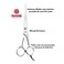 Mundial BC-343 6-inch Hairs Scissors Razor Edge with Finger Rest