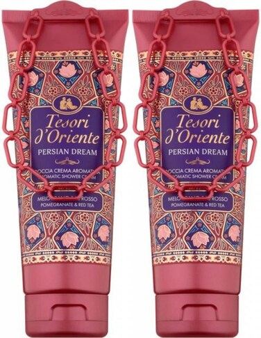 Tesori d'Oriente Persian Dream Shower Cream 8.45fl.oz, 250ml, Pack of 2