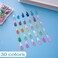 Premium Snap Mini Hair Clips, 120PCS Kids Barrettes Metal Non Slip Hair Bow Clips for Girls Toddlers Hair Accessories(1.2 Inch 30 colors)