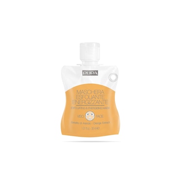 PUPA Milano Exfoliating And Energizing Face Mask-Energizing Gel Mask-Vitamin C Infused To Protect And Soothe Skin-Reveals Fresh,Youthful Glow-Improves Radiance-Orange Extract-1.01 Oz,568243/001