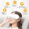 GALOPAR Eye Massager, Electric Eye Massager with Heat,Vibration, Bluetooth Music,Air Pressure for Relieve Eye Strain,Chargeable LED Massager, Improve Black Sleep