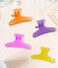 12 Pieces Plastic Hair Claw Clips Butterfly Hairdresser Clamp fit for Salon Hair Color Perm (Multicolor)