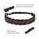 TOECWEGR Braid headband 3 Strands Synthetic Braided Hair Headbands Stretch Plaited Hair Headbands Hairpiece Fashion Girl Costume Hair Accessories