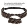 TOECWEGR Braid headband 3 Strands Synthetic Braided Hair Headbands Stretch Plaited Hair Headbands Hairpiece Fashion Girl Costume Hair Accessories