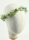 HJYHYN Flower Crown Boho Flower Wreath Artificial Floral Crown Bridal Headpiece Greenery Crown for Wedding Ceremony Party Festival (Green)