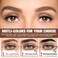 Microblading Eyebrow Pen - 3D Eyebrow Pencil Magical 4-Fork-Tip Eye Brow Pencils for Women, Precise Brush-Tip Pen Makeup, 24 Hours Water-proof &amp; Smudge-proof Natural Fine Stroke (Light Brown)