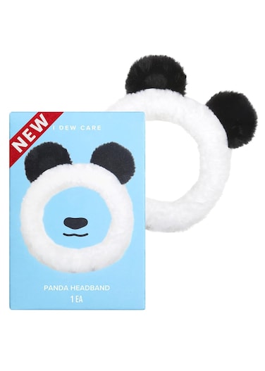 I DEW CARE Face Wash Headband - Panda   Adorable Design, Perfect for Washing &amp; Cleansing, Makeup and Spa, Bath, Skincare, Quick Dry, Soft &amp; Fuzzy, Non Slip, Reusable, Teen Girls Stuff