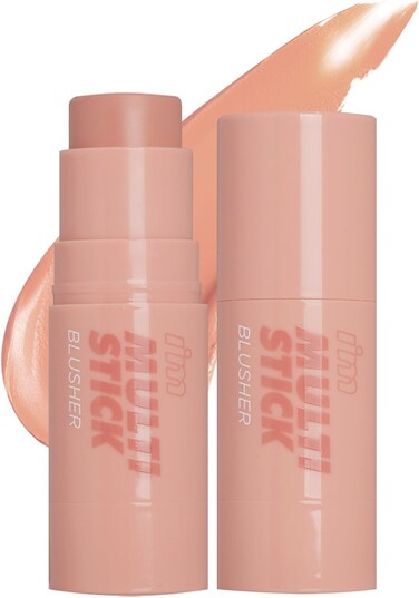 I'M MEME Blusher - I'm Multi Stick 003 Blurry Nude   Easy Blending, Matte Finish, Suitable for Beginners, Lightweight Formula, Natural Blur Effect, Cream to Powder, Sheer Cheek Balm Tint Contour