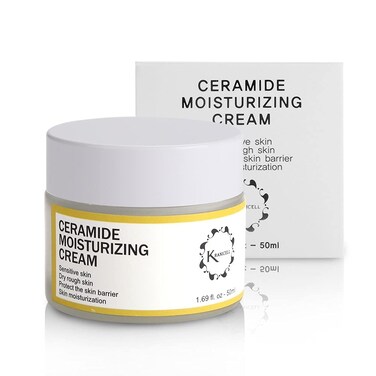 Ceramide Moisturizer Cream 1.69 Ounce for Hydrating, Moisturizing, Korean Skin Care Natural Organic Ceramides Moisturizing Cream for Sensitive and Dry Skin