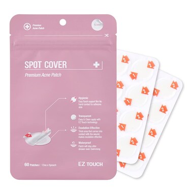 Acne Pimple Patch(60 Patches) New Normal Easy &amp; Clean Innovative Patch, Spot-Cover 12mm 60ea